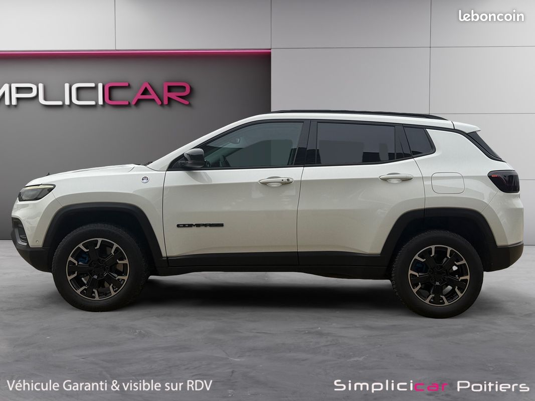 JEEP COMPASS II 1.3 PHEV T4 240cv 4XE EAWD TRAILHAWK Excellent Etat Tout Options CarPlay Toit Ouvrant Panoramique Garantie 12 mois (image 5)
