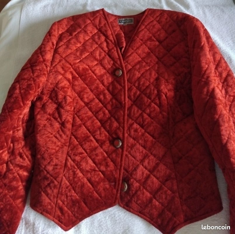 Veste velours (image 1)