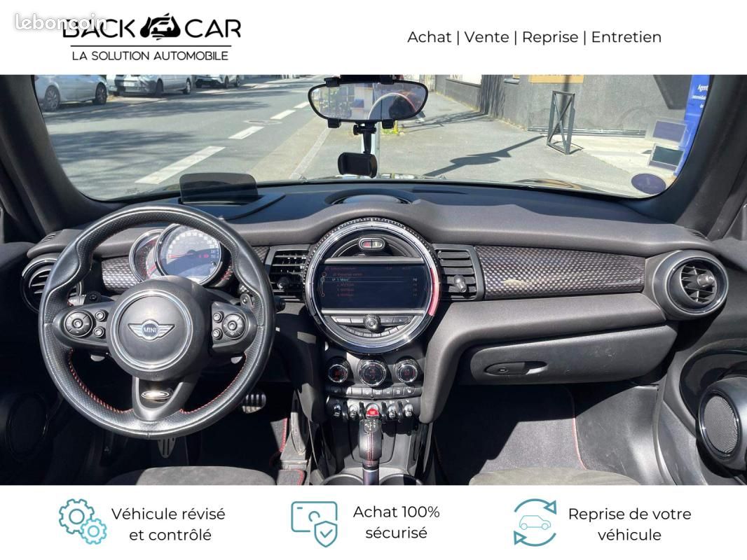 Mini F57 Cabriolet 231 ch John Cooper Works PRO BVA6 - 2P / LIGNE JCW AFFICHAGE TETE HAUTE SIEGES... (image 7)