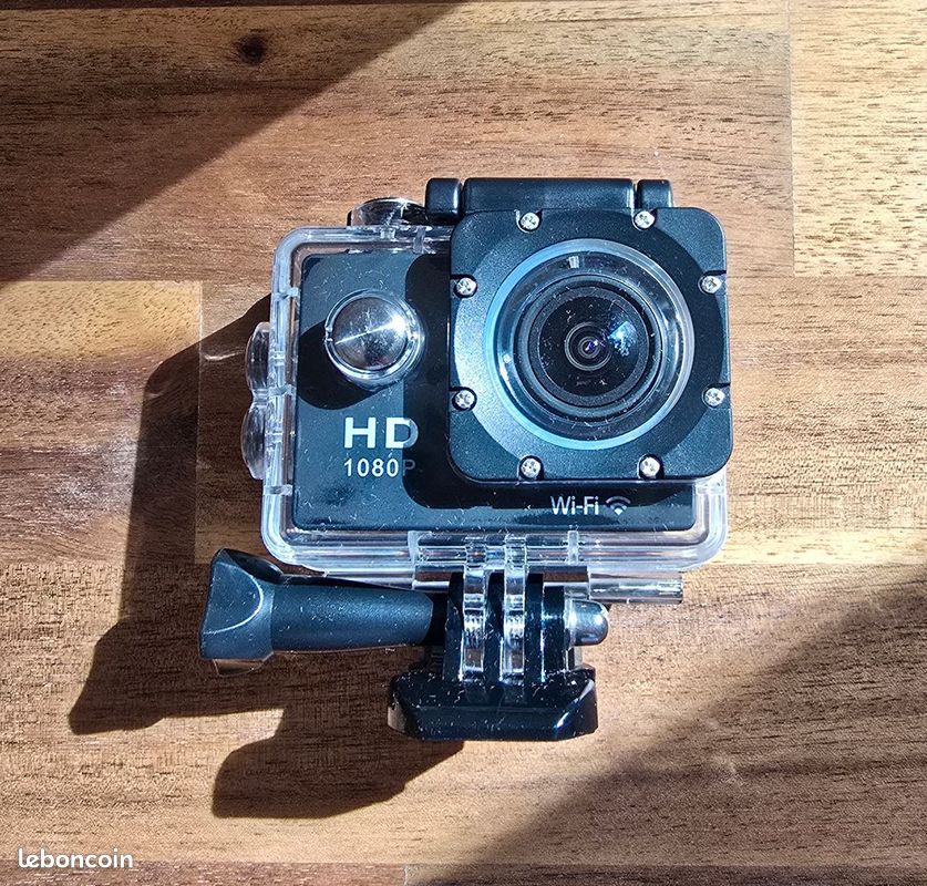 Lot - 6 - Caméra sportive 1080p WiFi étanche (type GoPro) + accessoires (image 4)