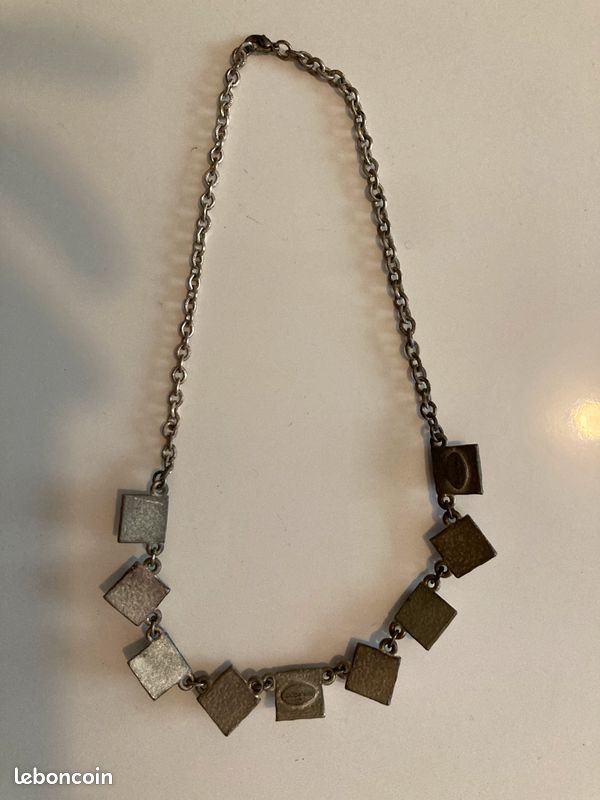 Collier Argenté DOLCE VITA Articulé - Bijou Occasion En Très Bon état