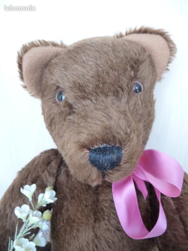 Vieux Ours En Peluche Sigikid Made In Germany - XXème
