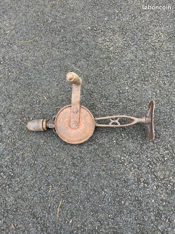 Ancienne Perceuse à Volant ARGENTA – Chignole Brevetée SGDG, Outillage Vintage