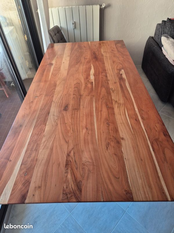 Table a manger en bois d acacia (image 9)