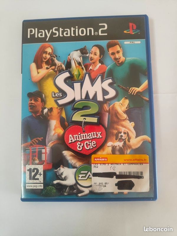 Sims 2 animaux et cie / PS2 / bon état / (image 1)