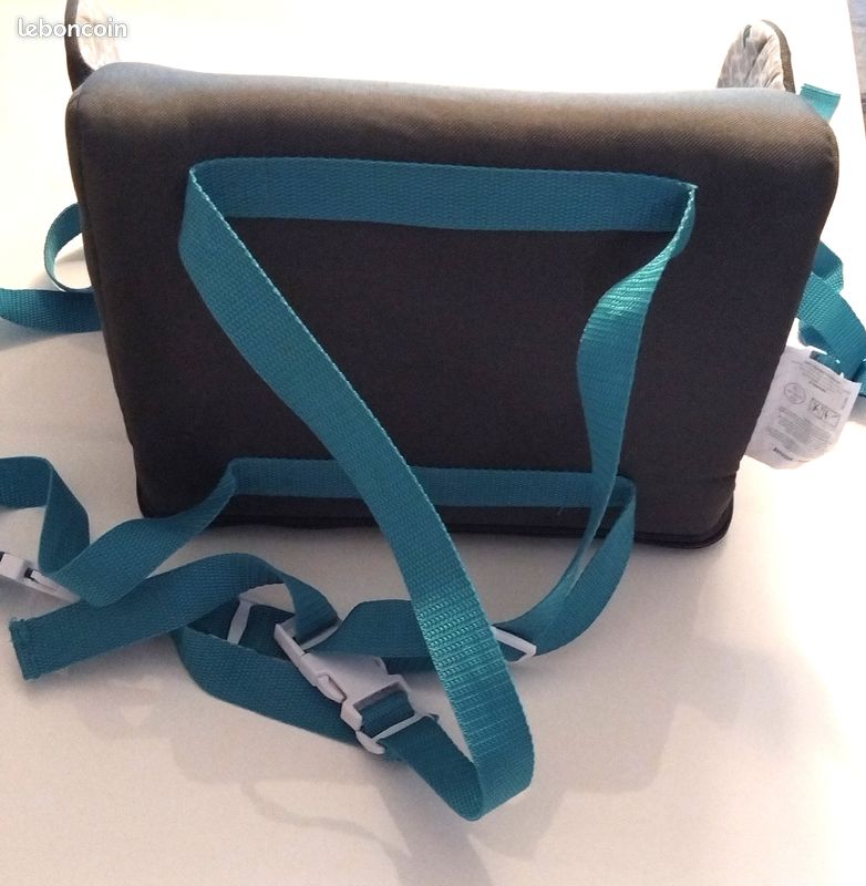 Rehausseur De Chaise Enfant Badabulle Yummy Travel - Pliable, Rangement Intégré, Harnais 3 Points