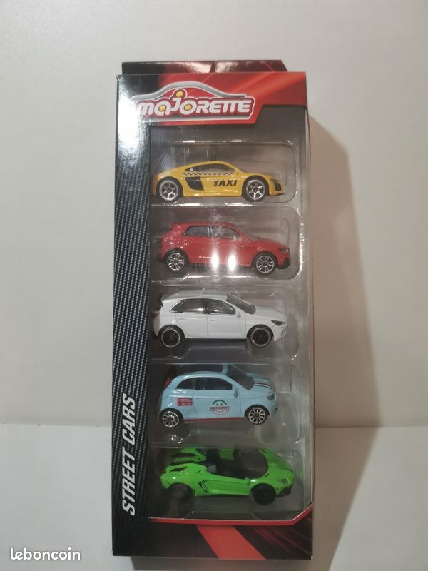 Coffret majorette 5 voitures Street cars audi R8 taxi (image 1)