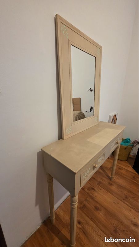 Coiffeuse + miroir (image 2)