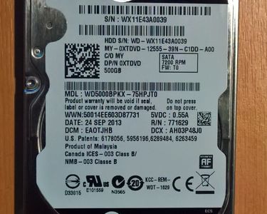 Western Digital Black WD5000BPKX 500 GB HDD Fiyatları ve Özellikleri
