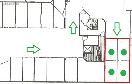 Location parking Versailles 49/51 rue des Chantiers : une ou deux places doubles