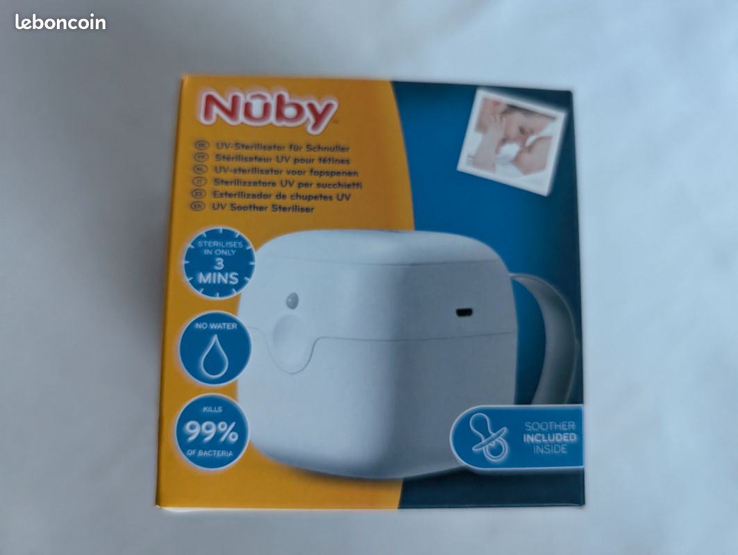 Nuby Portable Dummy Steriliser Bag Nuby Portable Dummy Steriliser