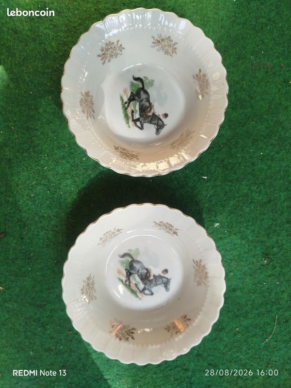 Duos de bols rétro porcelaine (image 1)