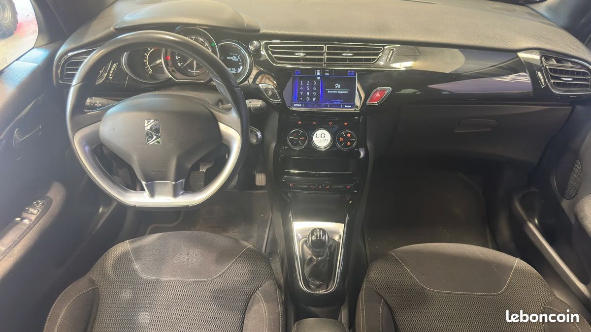 DS DS3 1.6 BlueHDI 100ch Executive - Régulateur de vitesse - Bluetooth - Climatisation (image 11)