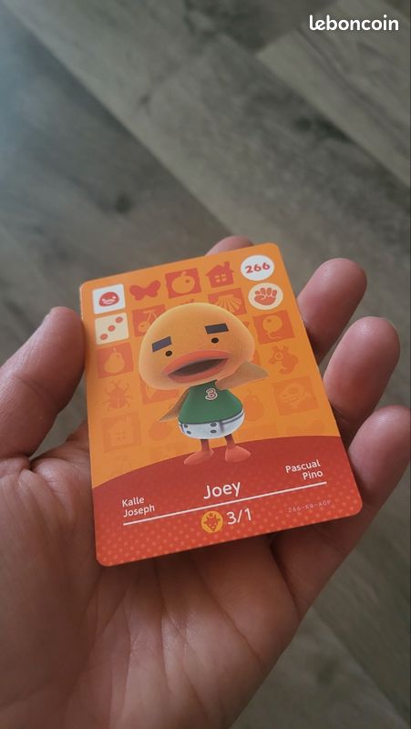 Carte Amiibo Animal Crossing - 212 - TIMMY / MÉLI [EUR] Série 3