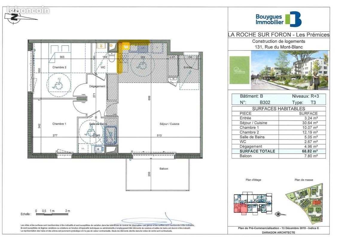 Appartement 3 pièces 70 m² · à La Roche-sur-Foron · 70 m² · 941 €/mois