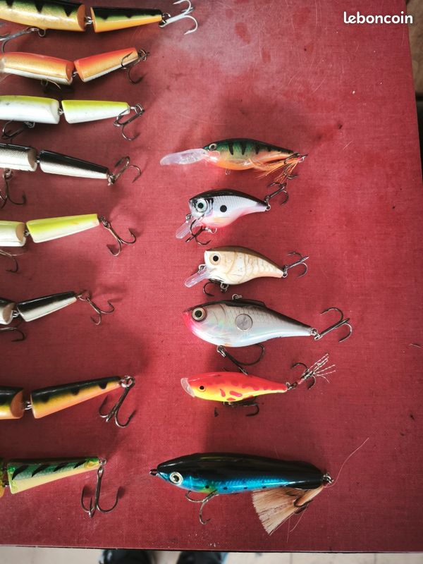Leurre Rapala Ancien Bois Flottant – Poisson Doré Rouge – Finlande