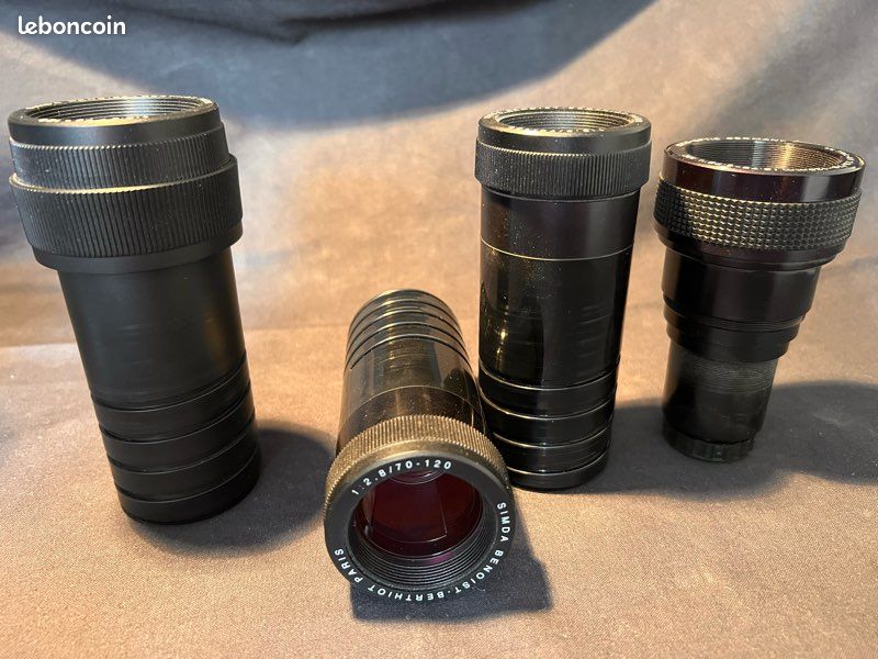 Projecteur diapo vintage SIMDA + objectifs 70-120 f/2.8 (image 2)
