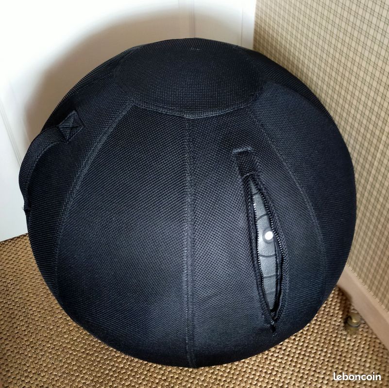 Balle assise ergonomique ballon ZEN noir (image 8)