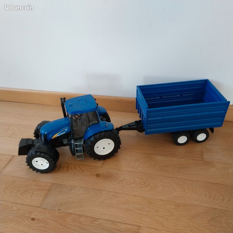 Tracteur New Holland t 8040 avec remorque (image 7)