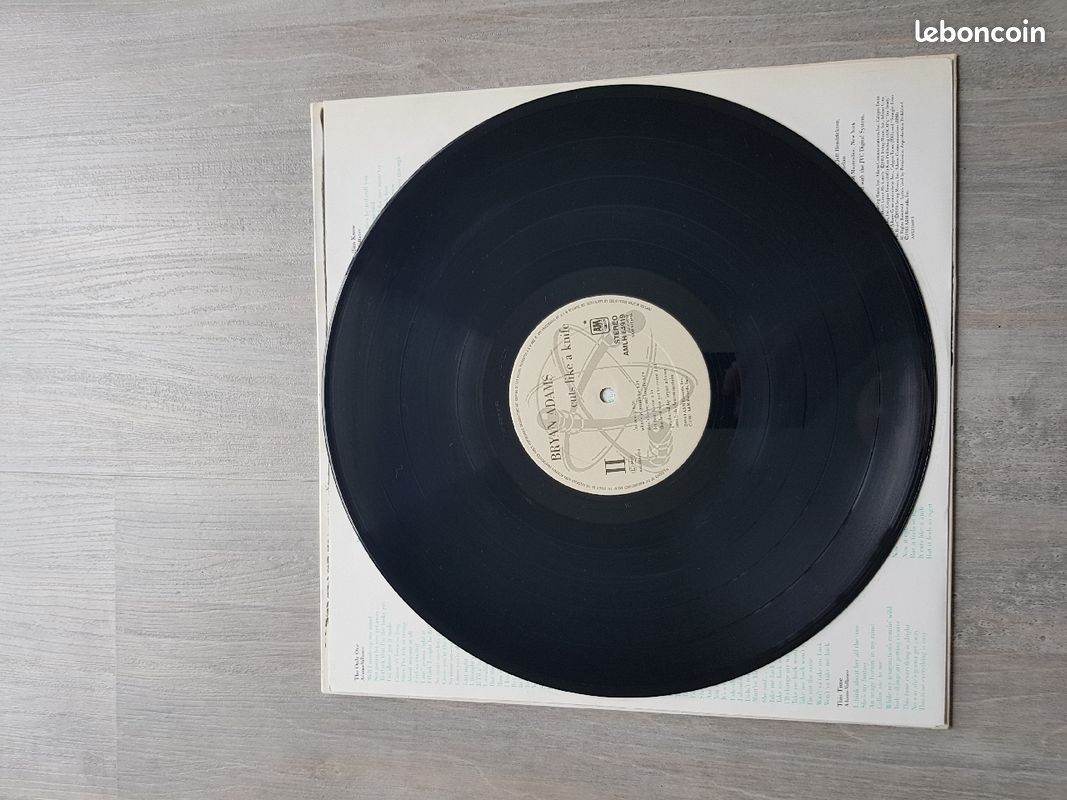 Vinyle 33T : Bryan Adams - Cuts like a knife (image 4)