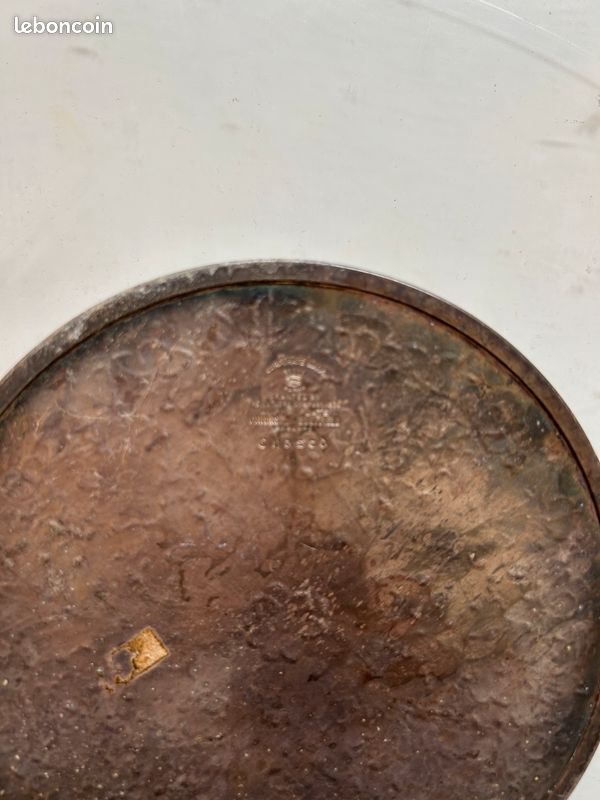 Plateau en metal argenté ancien - Arts de la table