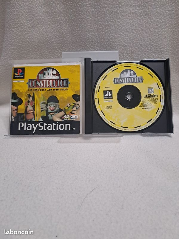 Constructor * Jeu Playstation Ps1 Psone Pal Fr Complet Cib Obv Retro