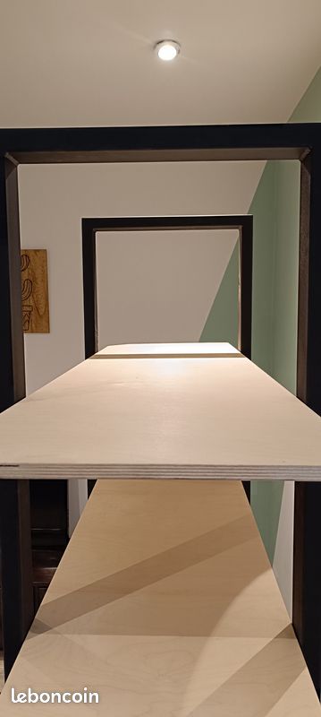 Meuble étagère bois et métal (image 2)