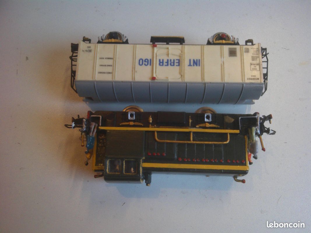 Rambardes Jouef Pour Locotracteur SNCF Y 51130 - Échelle HO 1/87 - Occasion Très Bon état