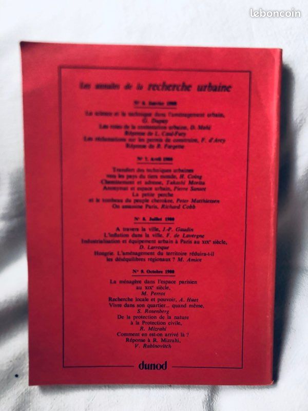 Livre recherche urbanisme et débats (image 3)