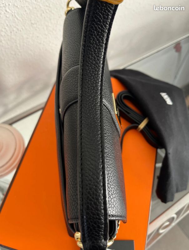 Cartable authentique en cuir véritable avec bandoulière haut de gamme