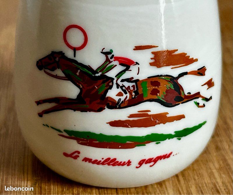 ANCIEN MOUTARDIER Années 1950 DE BRASSERIE BISTROT EN VERRE METAL EUR 12,00 - FR