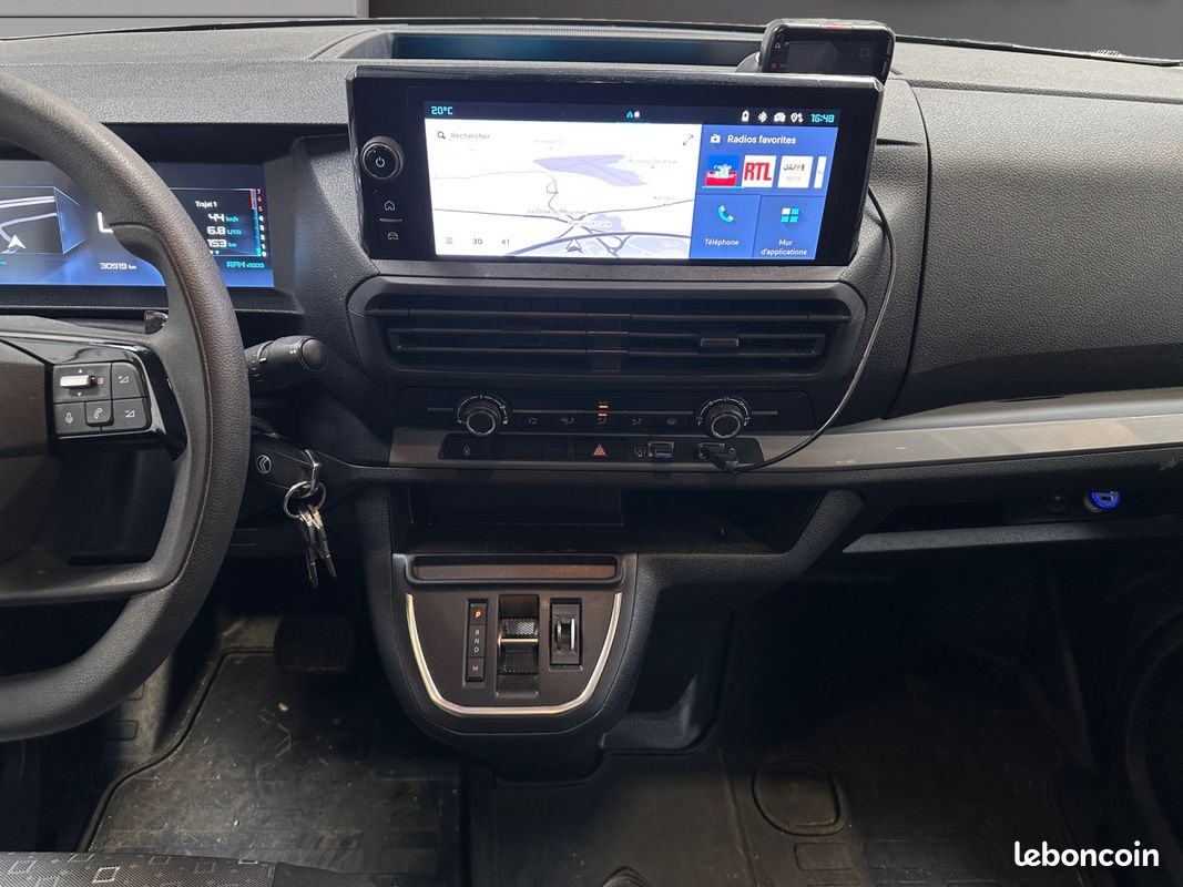 CITROEN JUMPY 2.0 BLUE HDI 145 Cabine Approfondie Car Play Caméra de Recul Virtual Cockpit Garantie 12 mois (image 12)