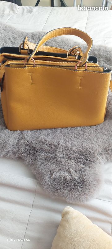 Sac à main jaune moutarde (image 5)