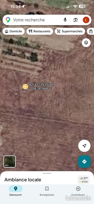 Terrain agricole · à Bompas · 15 000 €