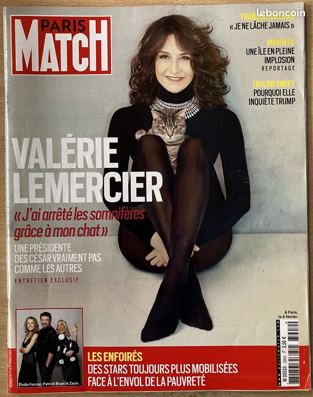 Paris Match - 15 février 2024 n° 3902 - Valérie LEMERCIER (image 1)