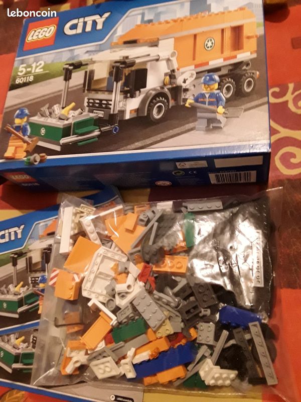 Lego City 60118, Camion poubelle (Garbage Truck) complet avec notices (image 4)