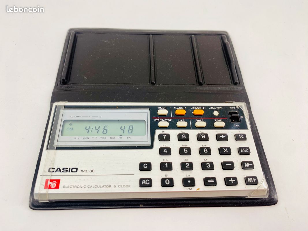 Calculatrice Musicale électronique Casio ML-831 Vintage Années 80 - Avec étui