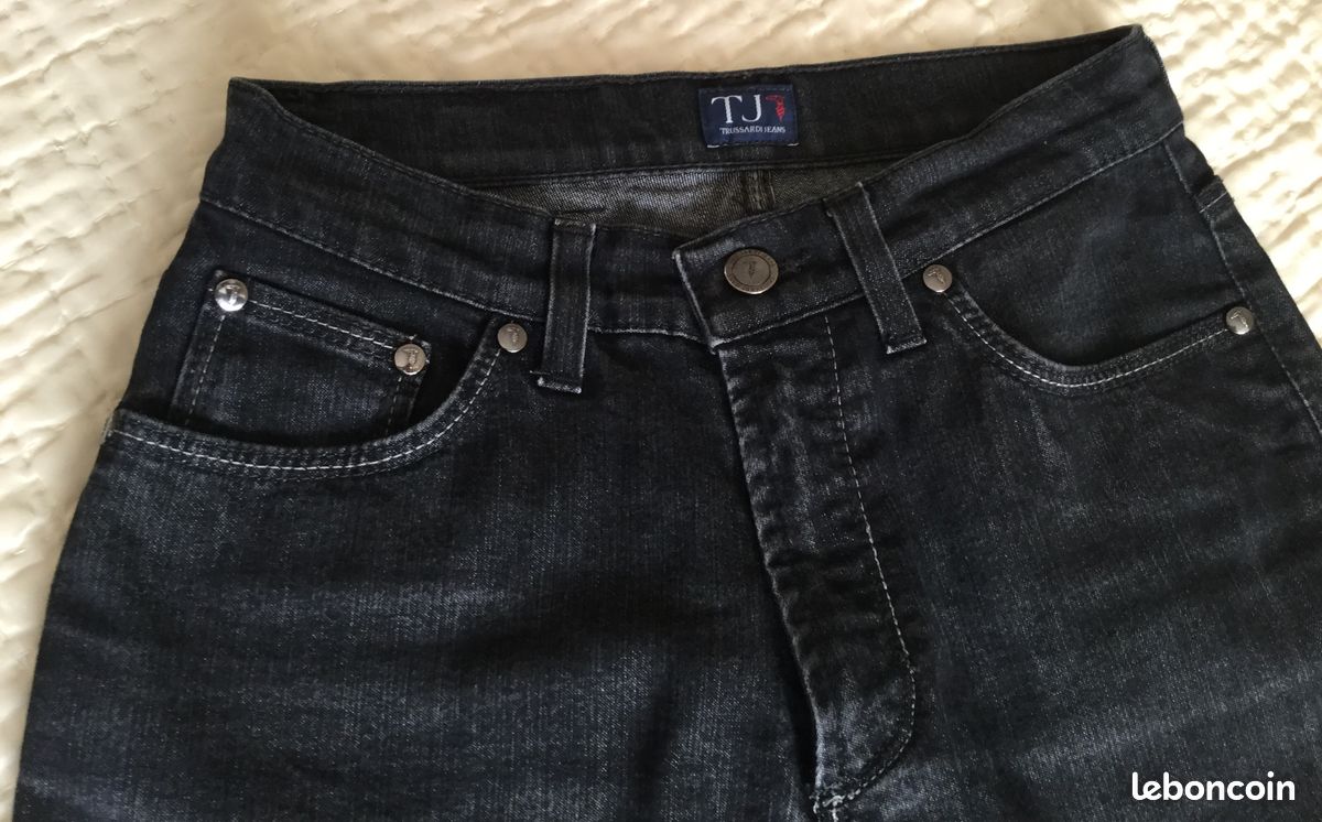 Pantalons droits Trussardi jeans 36 (S, T1) (image 4)