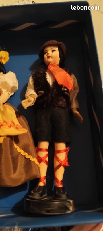Couple Poupée folklorique 17 cm puglie 135 (image 5)