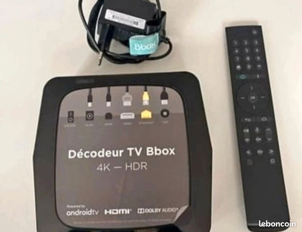 Décodeur TV Bouygues Bbox 4K HDR – NEUF Sous Blister – Idéal Pour Remplacer Ou Dépanner