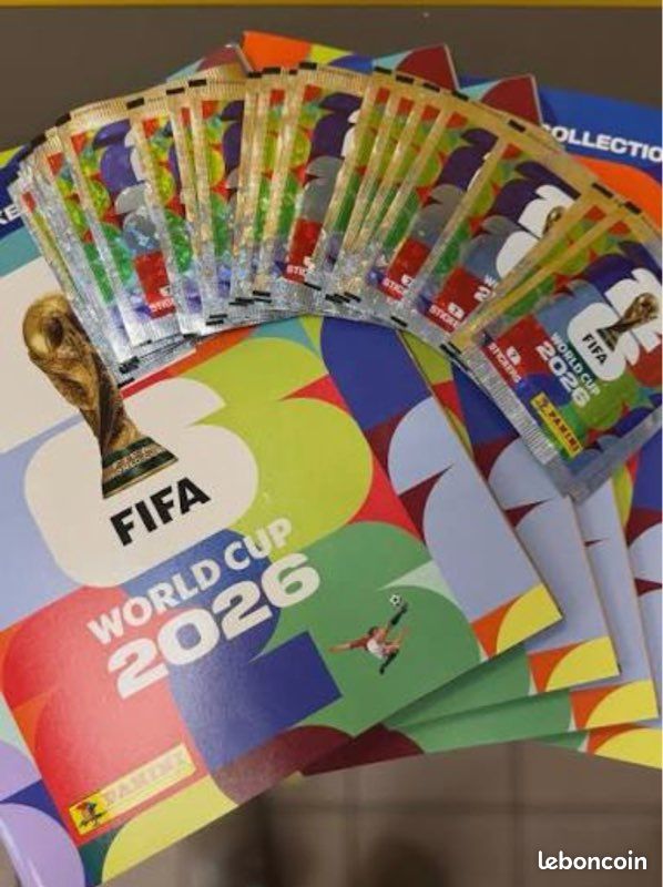 Bundle Coupe Du Monde 2026 – 1 Album Panini + 25 Sachets + 40 Pochettes Collect-it Exclusives