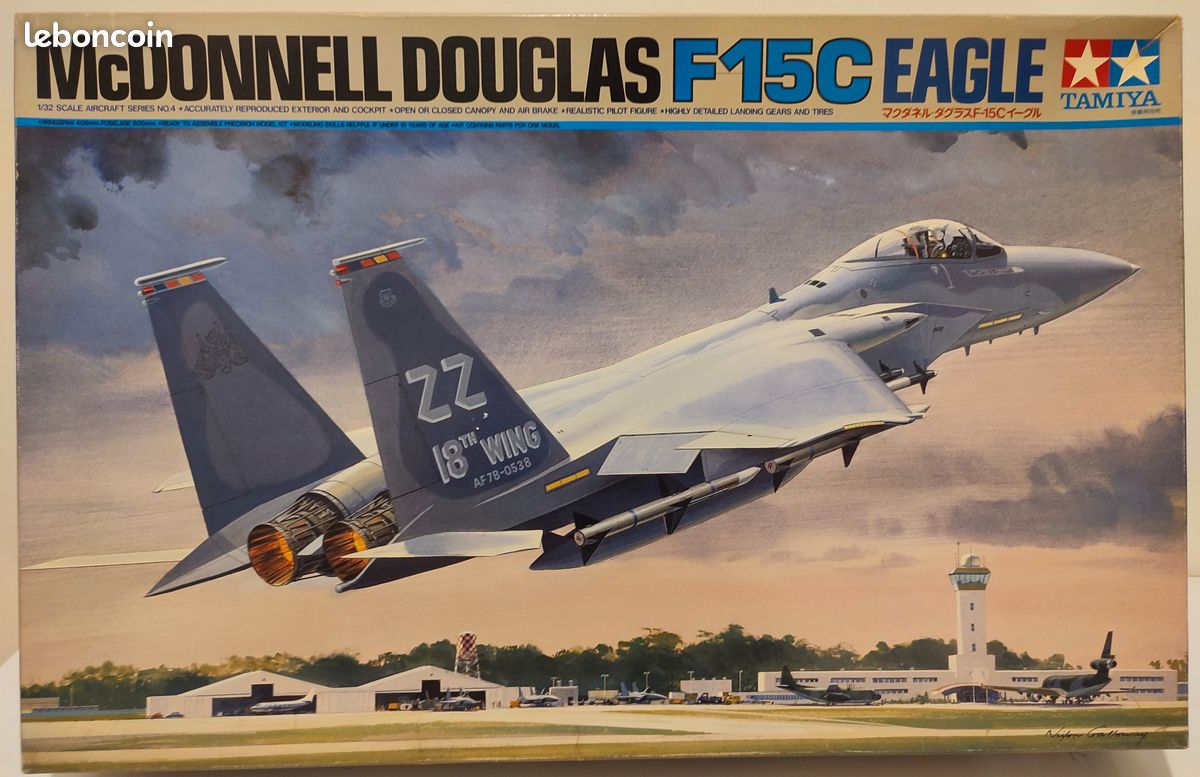 TAMIYA 60304 MAQUETTE AVION MCDONNELL DOUGLAS F-15C EAGLE 1/32 4950344603046
