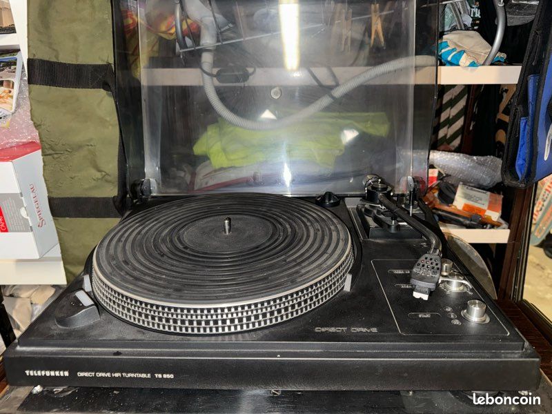Platine Vinyle Telefunken TS860 – Révisée – Cellule Tonar C-Flip Neuve – Vintage
