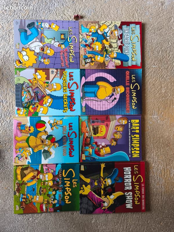 Pack de 8 BD Simpsons (image 2)