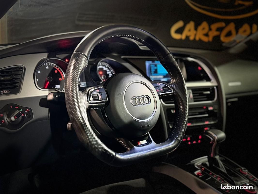 Audi A5 S-line Cabriolet Quattro 3.0 TDI S-Tronic 245 ch Régulateur de vitesse, Sièges Alcantara,... (image 10)