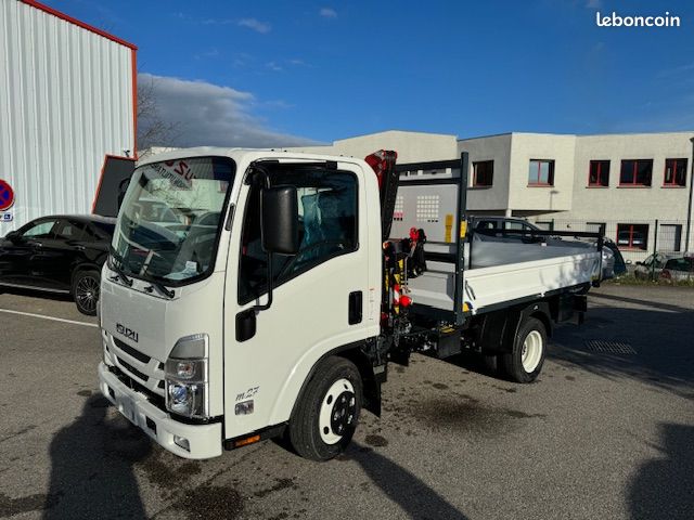 ISUZU M27 150cv BENNE ACIER + GRUE FASSI 53500 H.T (image 2)