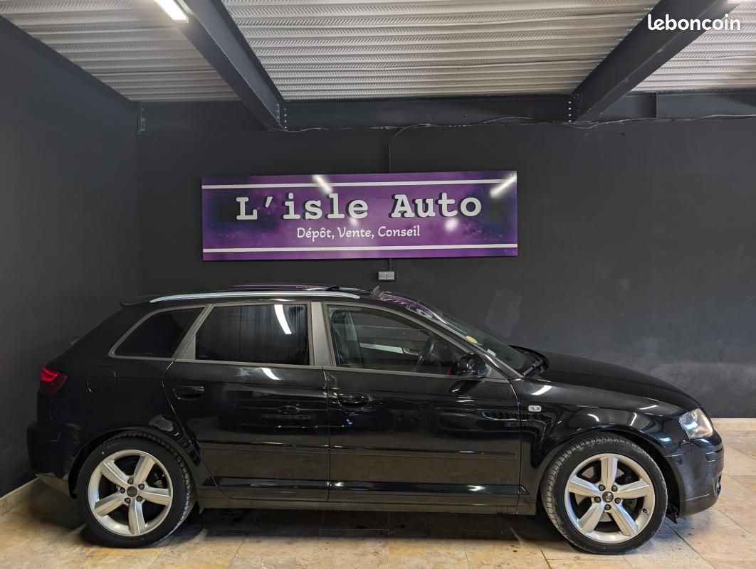 Audi A3 sportback 2.0 TDI 170cv SONO BOSE TOIT OUVRANT FULL CUIR CHAUFFANT (image 3)