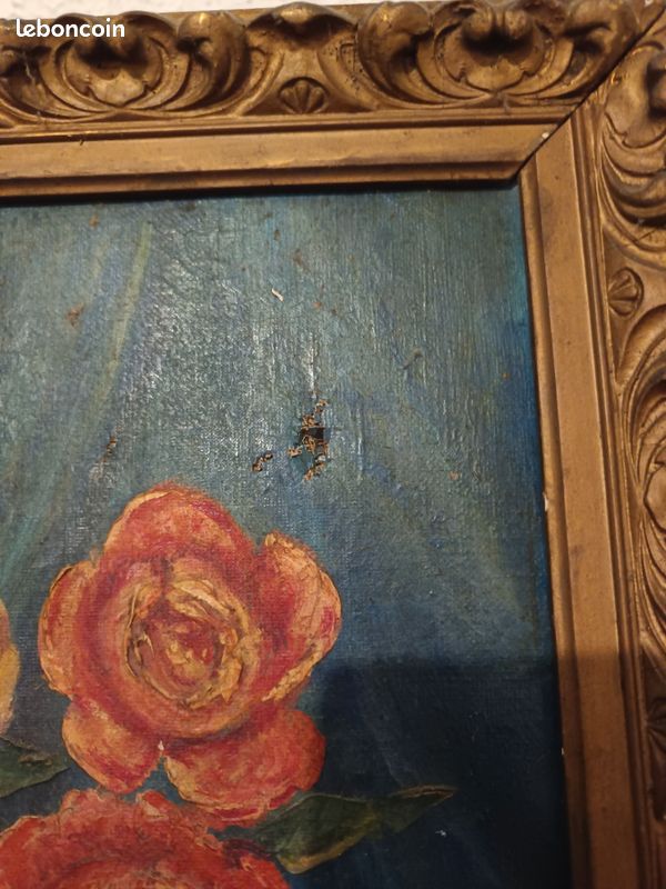 Tableau ancien a restaurer (image 3)