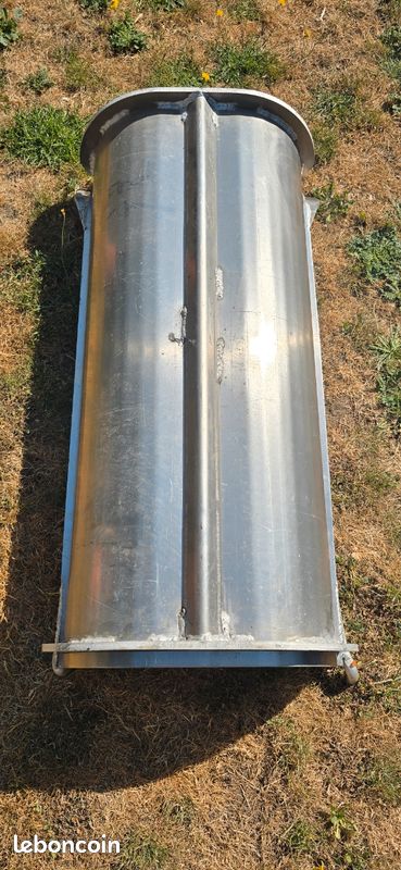 Rallonge de goulotte en aluminium pour toupie à béton – 1m x 47cm (Épaisseur 4mm) (image 2)