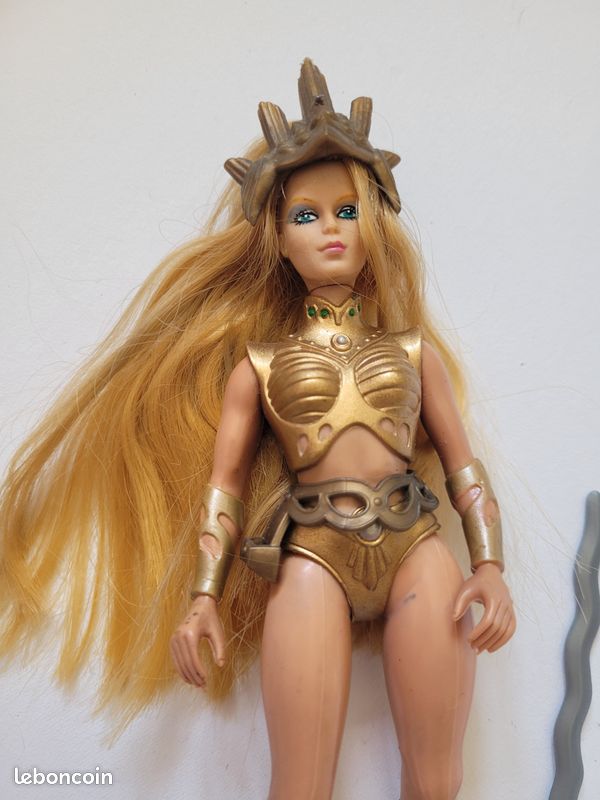 Figurine Galoob Golden Girl 1984 – Poupée Fille En Or Neuve Sous Blister – France
